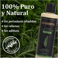 Champú orgánico de romero para el crecimiento del cabello